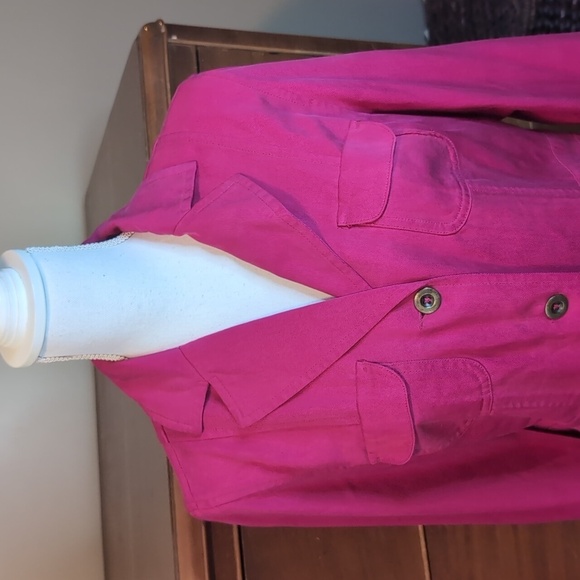 Coldwater Creek Lyocell Pink Jacket Casual Suit Coat - Picture 2 of 12
